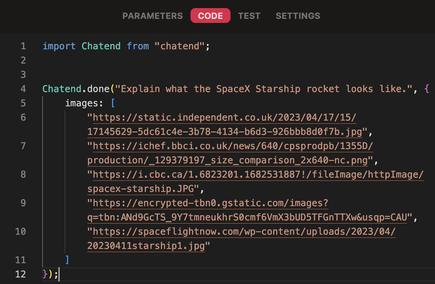 many-rockets code