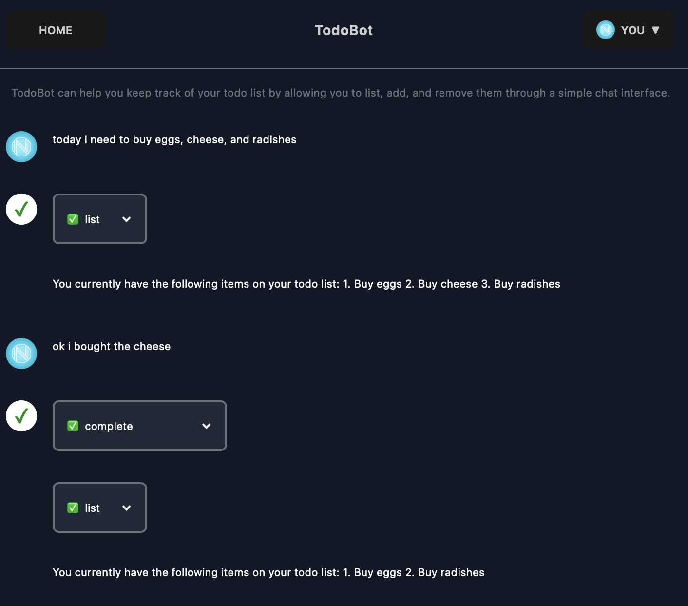 Chatend TodoBot